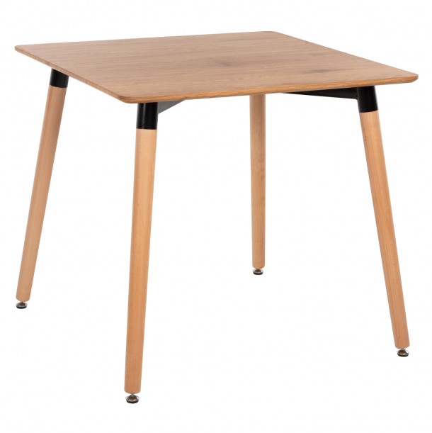 ΤΡΑΠΕΖΙ FB90057.04 ΦΥΣΙΚΟ ΧΡΩΜΑ MDF-ΠΟΔΙΑ ΟΞΙΑ ΣΕ ΦΥΣΙΚΟ ΧΡΩΜΑ 80Χ80Χ74Υεκ. 0