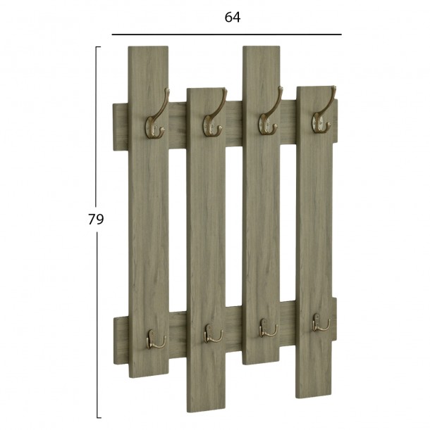 ΚΡΕΜΑΣΤΡΑ ΕΙΣΟΔΟΥ FB98940.12 ΜΕΛΑΜΙΝΗ ΣΕ OLIVE GREEN 64x4x79Υεκ. 1