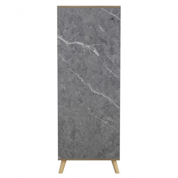 ΠΑΠΟΥΤΣΟΘΗΚΗ-ΝΤΟΥΛΑΠΙ FB98954.12 ΜΕΛΑΜΙΝΗ SONAMA-STONE TEXTURE 50Χ38Χ135Yεκ. 3