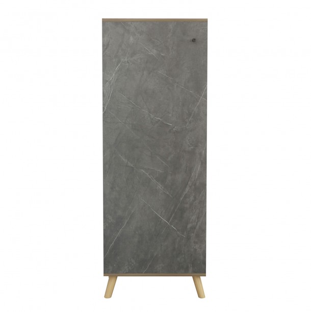 ΠΑΠΟΥΤΣΟΘΗΚΗ-ΝΤΟΥΛΑΠΙ FB98954.14 ΜΕΛΑΜΙΝΗ SONAMA-STONE TEXTURE 50Χ38Χ135Yεκ. 3
