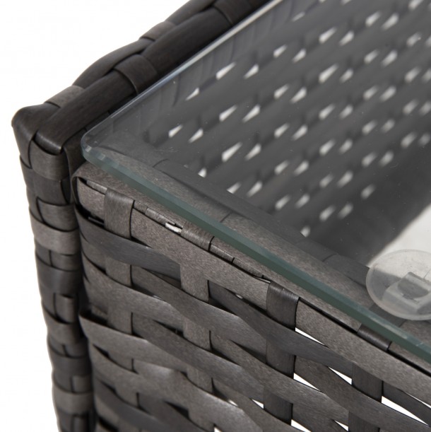ΣΕΤ ΣΑΛΟΝΙ 4ΤΜΧ FB96089.02 ΣΥΝΘ.RATTAN ΓΚΡΙ-ΜΠΕΖ ΜΑΞΙΛΑΡΙΑ 7