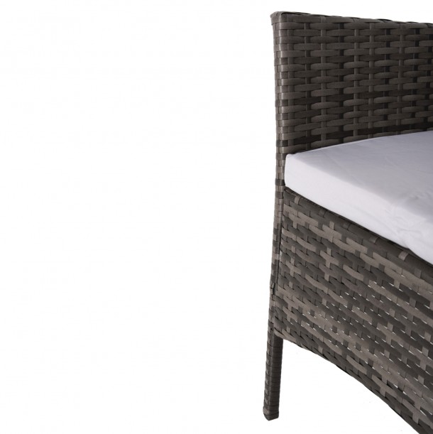 ΣΕΤ ΣΑΛΟΝΙ 4ΤΜΧ FB96089.02 ΣΥΝΘ.RATTAN ΓΚΡΙ-ΜΠΕΖ ΜΑΞΙΛΑΡΙΑ 8