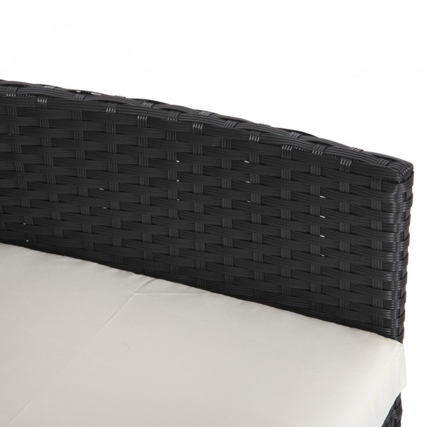 ΣΕΤ ΣΑΛΟΝΙ 4ΤΜΧ FB96089.04 ΣΥΝΘ.RATTAN ΜΑΥΡΟ-ΜΠΕΖ ΜΑΞΙΛΑΡΙΑ 6