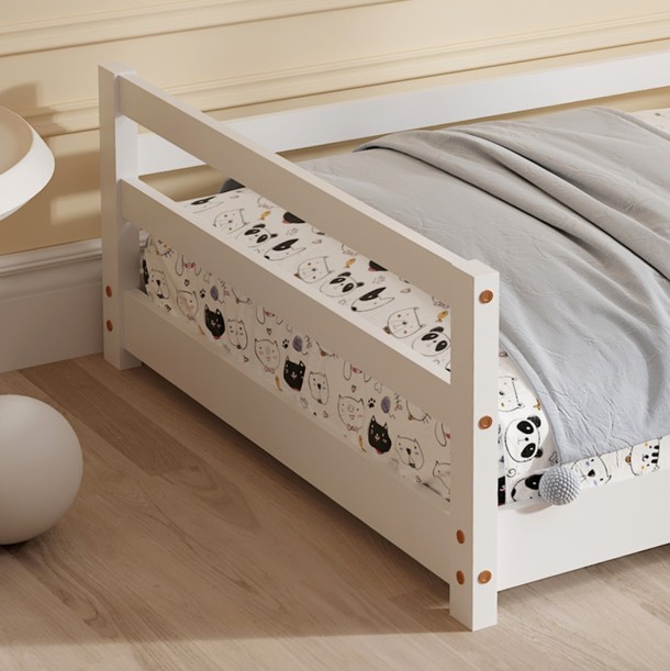 ΚΡΕΒΑΤΙ ΠΑΙΔΙΚΟ FB9676.03 τ.MONTESSORI ΞΥΛΟ ΠΕΥΚΟ ΛΕΥΚΟ- 190x90εκ 6