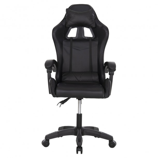 ΚΑΡΕΚΛΑ ΓΡΑΦΕΙΟΥ GAMING FB91194 ΜΑΥΡΟ PU-ΜΑΥΡΟ ΠΟΛΥΠΡΟΠΥΛΕΝΙΟ 59x69x125Υεκ. 2