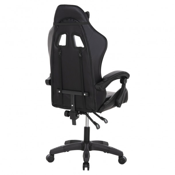 ΚΑΡΕΚΛΑ ΓΡΑΦΕΙΟΥ GAMING FB91194 ΜΑΥΡΟ PU-ΜΑΥΡΟ ΠΟΛΥΠΡΟΠΥΛΕΝΙΟ 59x69x125Υεκ. 4