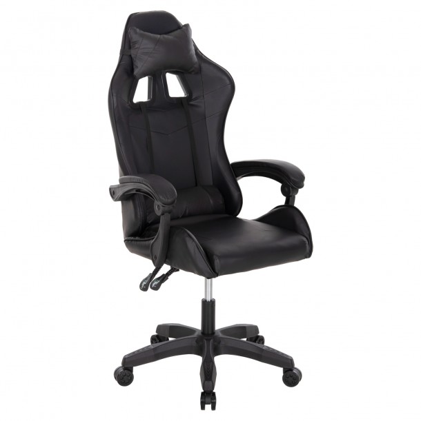 ΚΑΡΕΚΛΑ ΓΡΑΦΕΙΟΥ GAMING FB91194 ΜΑΥΡΟ PU-ΜΑΥΡΟ ΠΟΛΥΠΡΟΠΥΛΕΝΙΟ 59x69x125Υεκ. 0