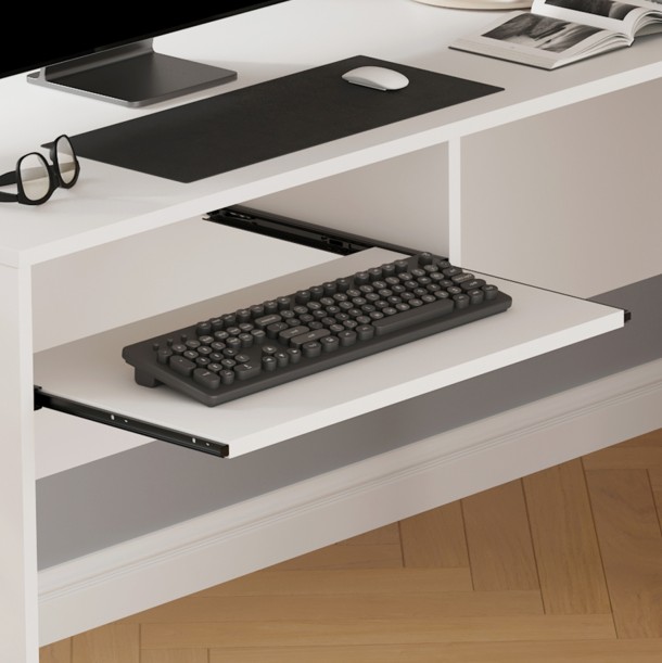 ΓΩΝΙΑΚΟ ΓΡΑΦΕΙΟ FB92135.03 MDF ΣΕ ΛΕΥΚΟ 140x120x75Υεκ 4