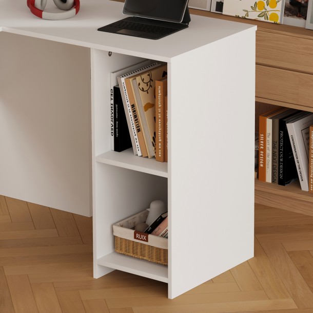 ΓΩΝΙΑΚΟ ΓΡΑΦΕΙΟ FB92135.03 MDF ΣΕ ΛΕΥΚΟ 140x120x75Υεκ 5