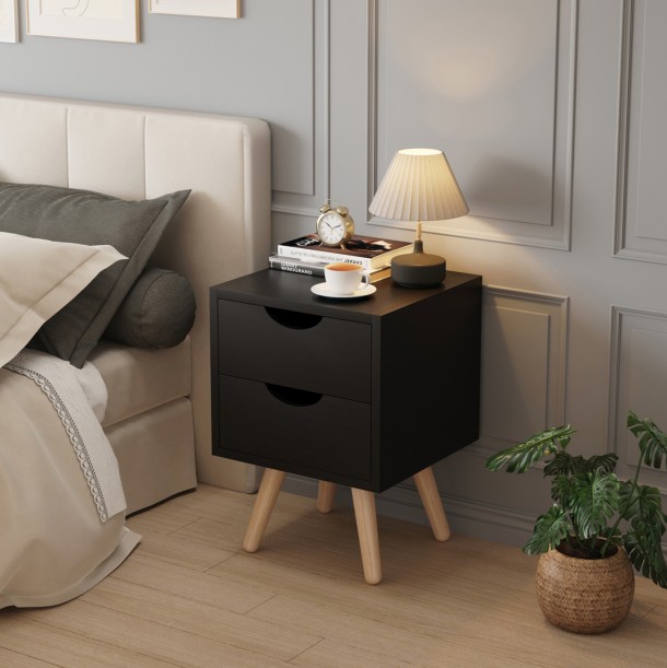 ΚΟΜΟΔΙΝΟ FB92472.02 ΜΕΛΑΜΙΝΗ-2 ΣΥΡΤΑΡΙΑ-WENGE 29,7x29,7x45Υεκ 2