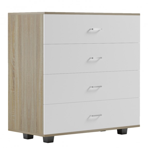ΣΥΡΤΑΡΙΕΡΑ ΜΕΛΑΜΙΝΗΣ ME 4 ΣΥΡΤΑΡΙΑ SONAMA FB98996.04 80x40x83Yεκ. 0