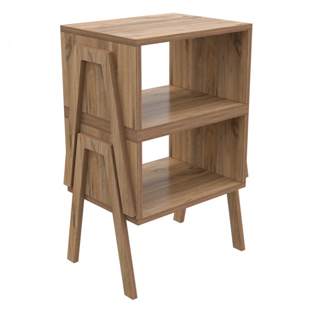 ΚΟΜΟΔΙΝΟ FB918182.04 ΜΕΛΑΜΙΝΗ ΣΕ ΦΥΣΙΚΟ ΞΥΛΟΥ 48x35x49Υεκ. 3