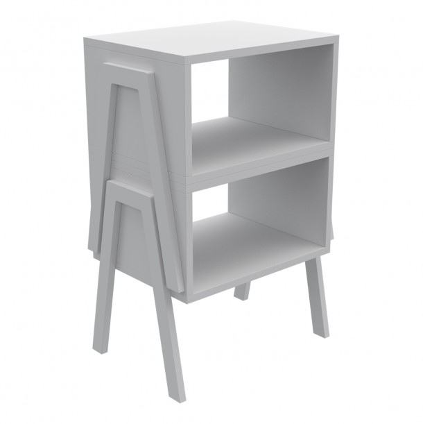 ΚΟΜΟΔΙΝΟ FB918182.01 ΜΕΛΑΜΙΝΗ ΣΕ ΛΕΥΚΟ 48x35x49Υεκ. 3
