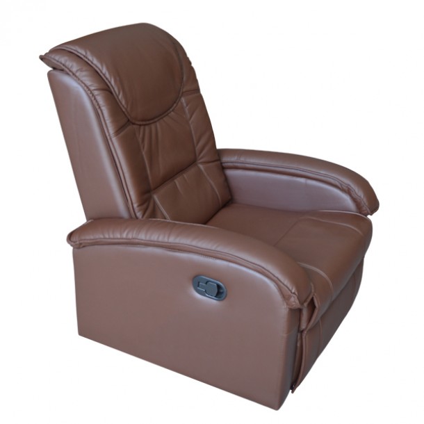 ΠΟΛΥΘΡΟΝΑ ΜΕ ΜΗΧΑΝΙΣΜΟ MASSAGE FB90026.03 PU ΚΑΦΕ ΣΚΟΥΡΟ 80x96x97 εκ. 1