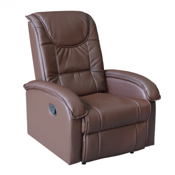 ΠΟΛΥΘΡΟΝΑ ΜΕ ΜΗΧΑΝΙΣΜΟ MASSAGE FB90026.03 PU ΚΑΦΕ ΣΚΟΥΡΟ 80x96x97 εκ. 0