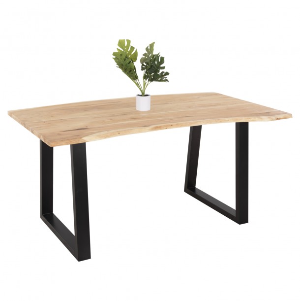 ΤΡΑΠΕΖΙ ΤΡΑΠΕΖΑΡΙΑΣ SOFIA SLIM FB98500.21 ΜΑΣΙΦ ΞΥΛΟ ΑΚΑΚΙΑΣ 160x92x78Υεκ. 0