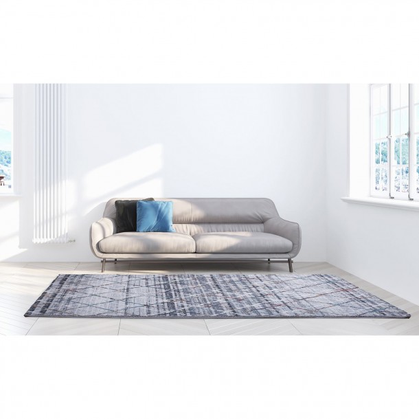 Χαλί Monza Γκρι Εκρού Μοντέρνο Boho 8074/110 2
