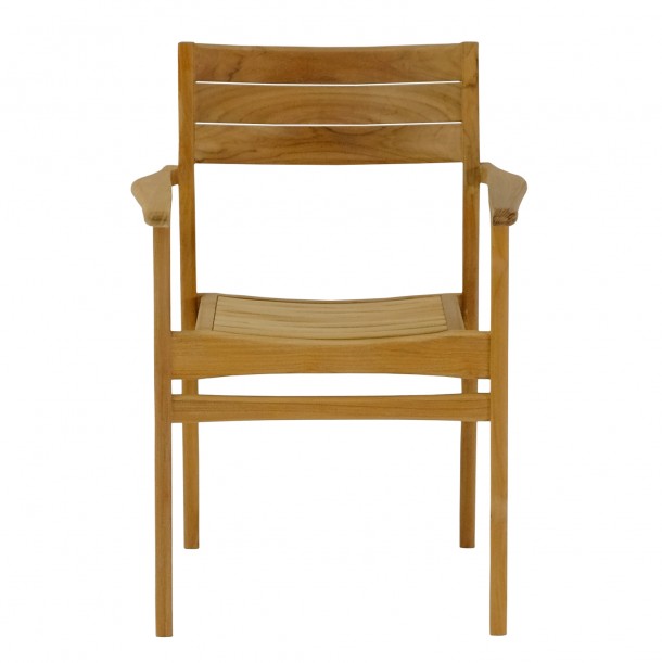 ΠΟΛΥΘΡΟΝΑ FB99935 ΜΑΣΙΦ ΞΥΛΟ TEAK ΣΕ ΦΥΣΙΚΟ 58x61x80,5Υ 1