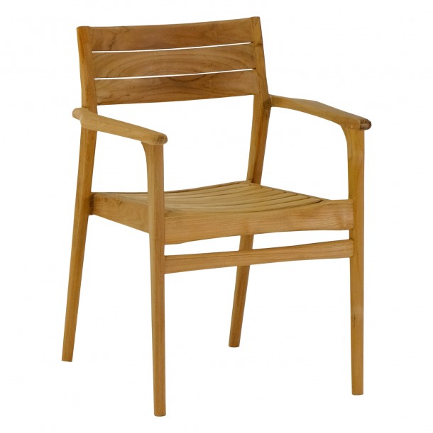 ΠΟΛΥΘΡΟΝΑ FB99935 ΜΑΣΙΦ ΞΥΛΟ TEAK ΣΕ ΦΥΣΙΚΟ 58x61x80,5Υ 0