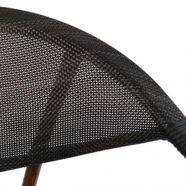 ΠΟΛΥΘΡΟΝΑ ΑΛΟΥΜΙΝΙΟΥ BAMBOO ΚΑΦΕ ΜΕ TEXTLINE FB95025 60,5x59x81 cm 9