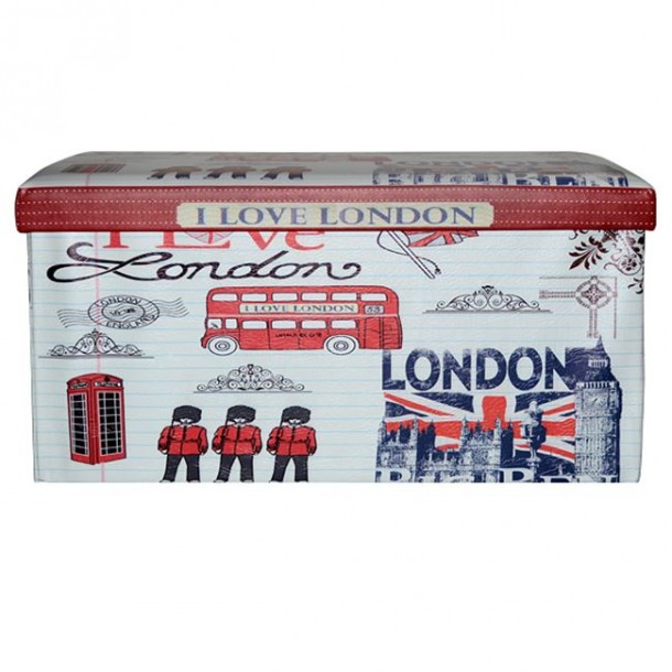 ΣΚΑΜΠΩ ΜΕ ΑΠΟΘΗΚΕΥΤΙΚΟ ΧΩΡΟ LONDON ΑΠΟ PU 80X40X40 FB238 1