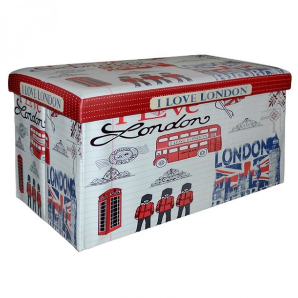 ΣΚΑΜΠΩ ΜΕ ΑΠΟΘΗΚΕΥΤΙΚΟ ΧΩΡΟ LONDON ΑΠΟ PU 80X40X40 FB238 0