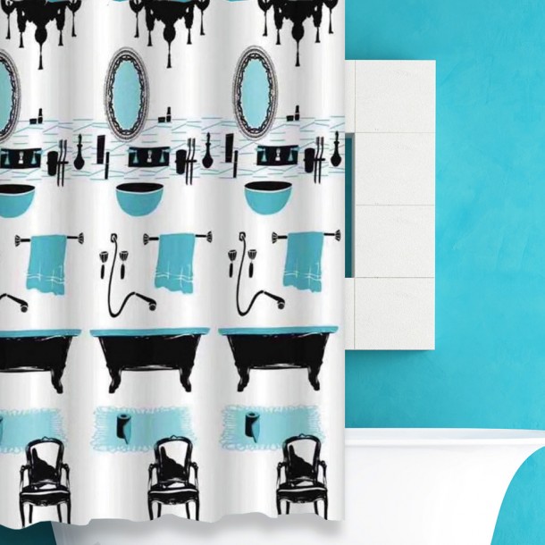ΚΟΥΡΤΙΝΑ ΜΠΑΝΙΟΥ BATHITEMS 180(Μ)X200(Υ) 0