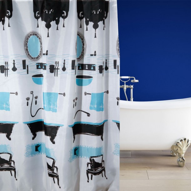 ΚΟΥΡΤΙΝΑ ΜΠΑΝΙΟΥ BATHITEMS 180(Μ)X200(Υ) 1
