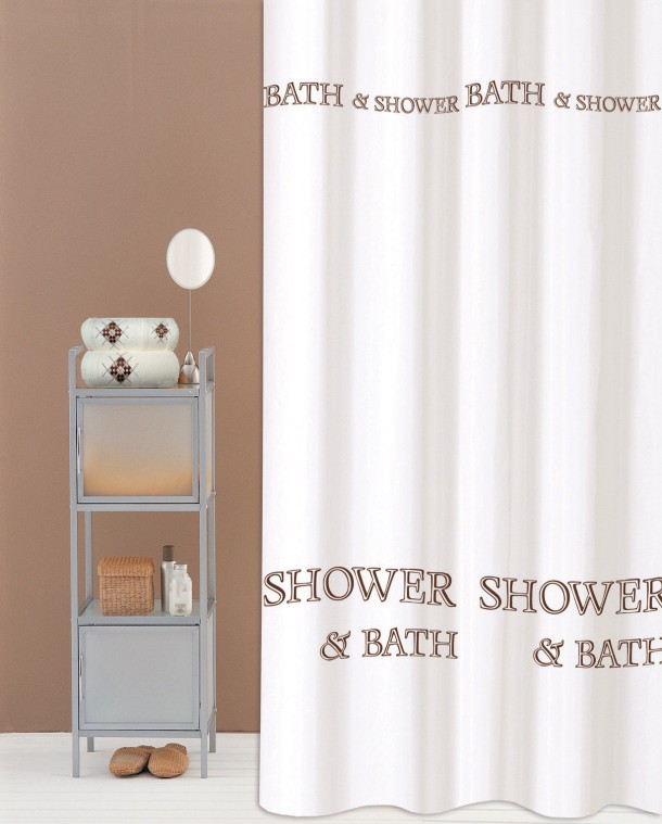 ΚΟΥΡΤΙΝΑ ΜΠΑΝΙΟΥ SHOWER AND BATH 180(Μ)X180(Υ) 0