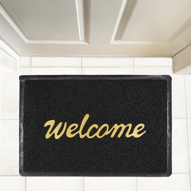 ΠΑΤΑΚΙ ΕΙΣΟΔΟΥ SPIDER WELCOME ΜΑΥΡΟ 60X90 0