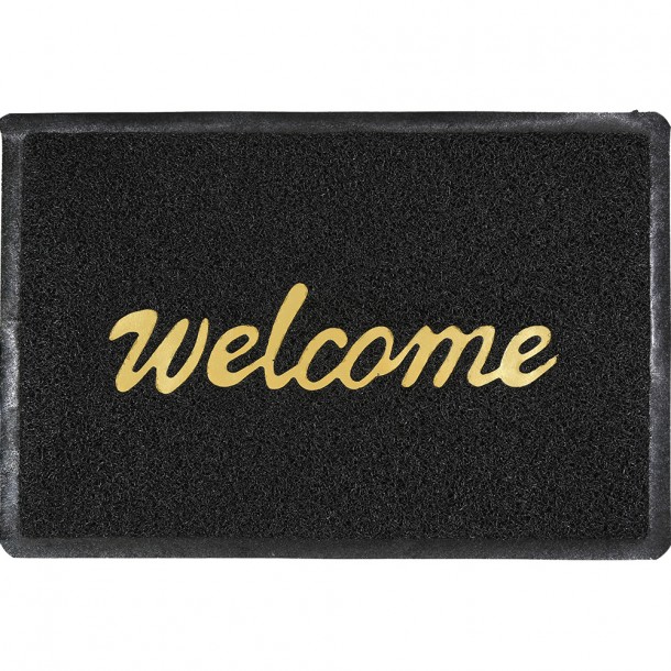 ΠΑΤΑΚΙ ΕΙΣΟΔΟΥ SPIDER WELCOME ΜΑΥΡΟ 60X90 1