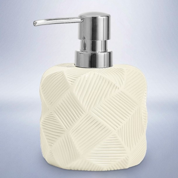 DISPENSER ΜΠΑΝΙΟΥ POLYRESIN SL8142 ΕΚΡΟΥ  0