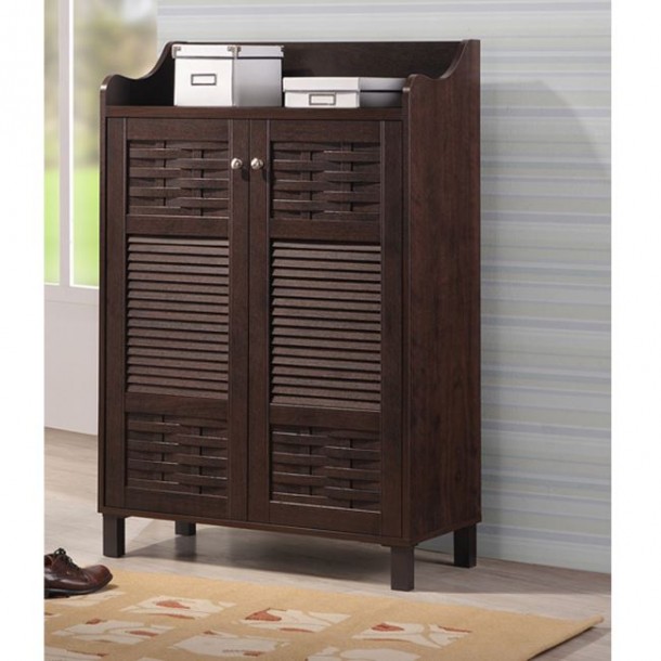 ΠΑΠΟΥΤΣΟΘΗΚΗ ΝΤΟΥΛΑΠΙ FB92230.01 WENGE 77X40X121εκ. 1