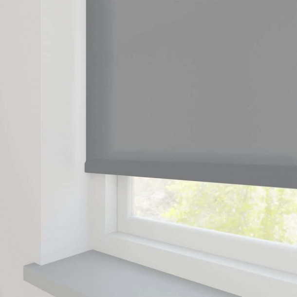 Ρόλερ Σκίασης Μονόχρωμο Γκρι Ecoline 32160 1