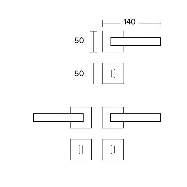 Πόμολο Πόρτας C2335- Conset 9