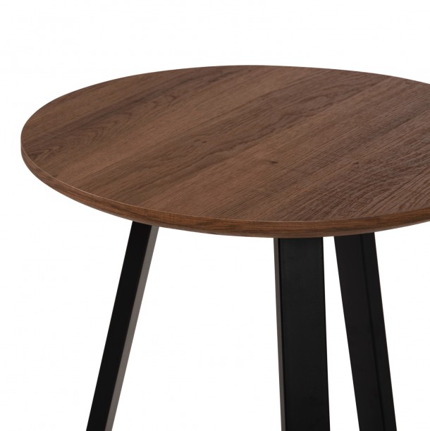 ΣΕΤ 2ΤΜΧ ΤΡΑΠΕΖΙΑ ΣΑΛΟΝΙΟΥ FB921090.02 MDF ΣΕ ΚΑΡΥΔΙ ΧΡΩΜΑ Φ80εκ & Φ45εκ 3