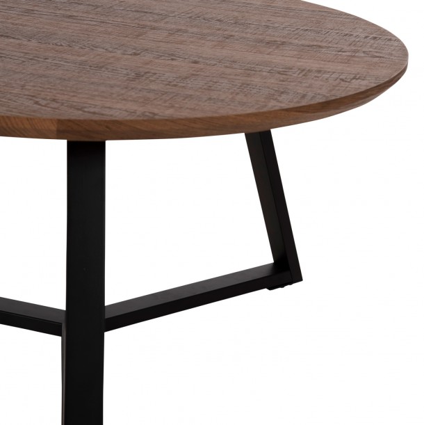 ΣΕΤ 2ΤΜΧ ΤΡΑΠΕΖΙΑ ΣΑΛΟΝΙΟΥ FB921090.02 MDF ΣΕ ΚΑΡΥΔΙ ΧΡΩΜΑ Φ80εκ & Φ45εκ 5