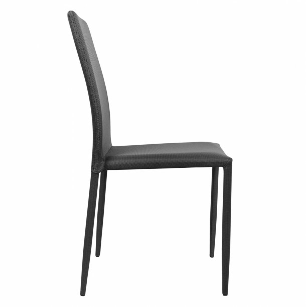 ΚΑΡΕΚΛΑ FB90065.10 ΜΕ ΥΦΑΣΜΑ ΓΚΡΙ  42,5X50X92 εκ. 2