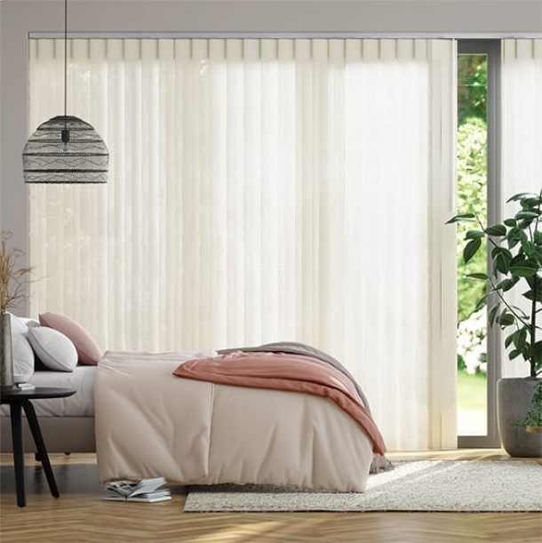 Υφασμάτινη Κάθετη Κουρτίνα Light Beige 1