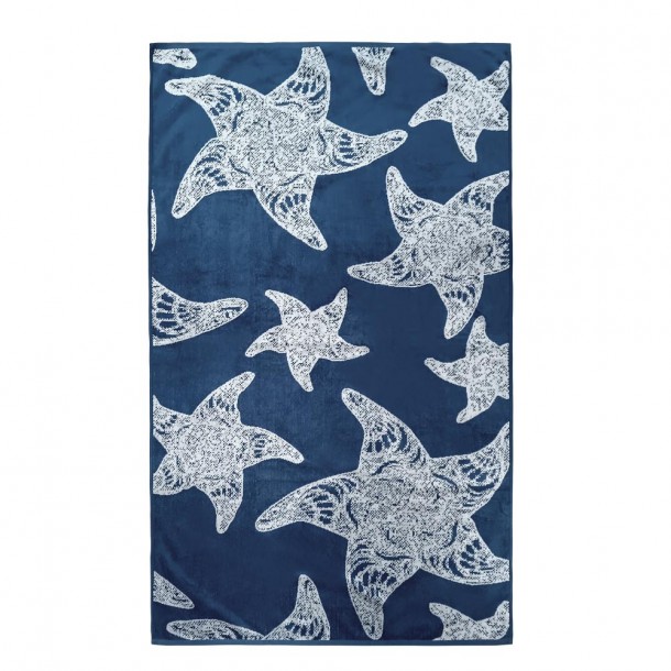 Πετσέτα Θαλάσσης Starfish Blue 86Χ160 1