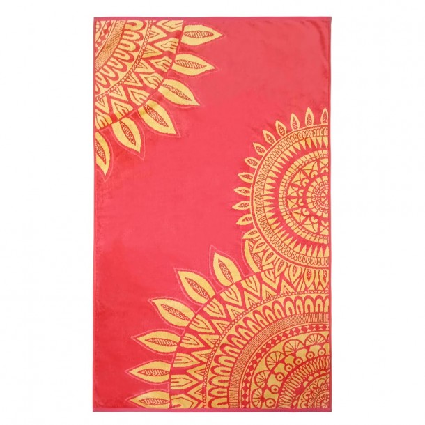 Πετσέτα Θαλάσσης India Red 86Χ160 1