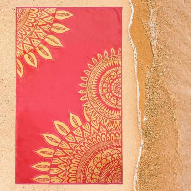 Πετσέτα Θαλάσσης India Red 86Χ160 0