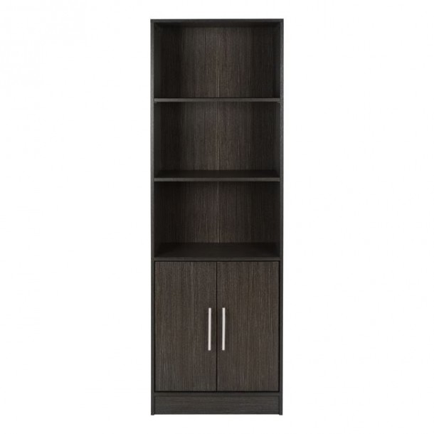 ΒΙΒΛΙΟΘΗΚΗ ΜΕΛΑΜΙΝΗΣ FB92027.01 ZEBRANO 60X30X180 εκ. 2