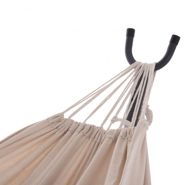 ΑΙΩΡΑ FB96304.02 ΑΝΘΡΑΚΙ ΜΕΤΑΛΛΙΚΟΣ ΣΚΕΛΕΤΟΣ--ΜΠΕΖ ΥΦΑΣΜΑ 265x93x105Υεκ 3