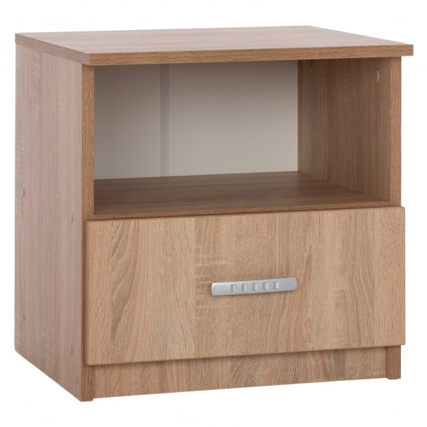 ΣΕΤ ΚΡΕΒΑΤΟΚΑΜΑΡΑΣ 5ΤΜΧ FB911758 ΜΕΛΑΜΙΝΗ SONAMA OAK-ΓΙΑ ΣΤΡΩΜΑ 160x200εκ 8