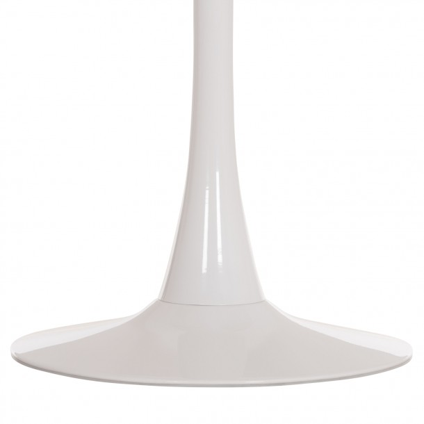 ΤΡΑΠΕΖΙ ΤΡΑΠΕΖΑΡΙΑΣ FB99421.11 ΣΤΡΟΓΓΥΛΟ WHITE MARBLE Φ90x74Υεκ. 4