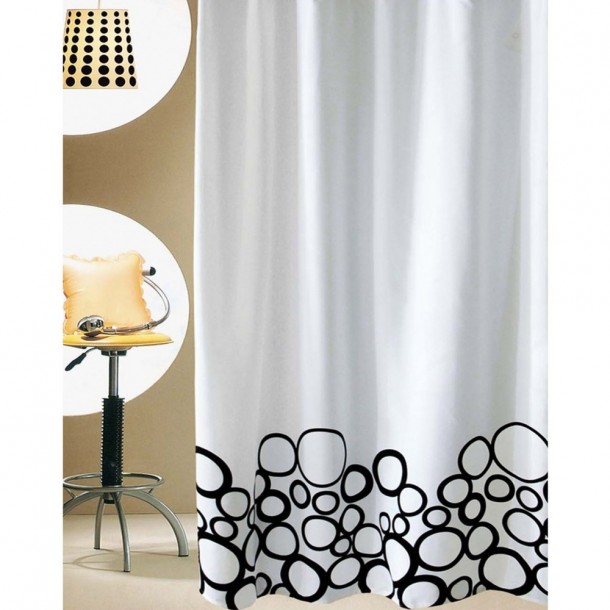 ΚΟΥΡΤΙΝΑ ΜΠΑΝΙΟΥ BUBBLES HOOKLESS 240(Μ)X180(Υ) 0