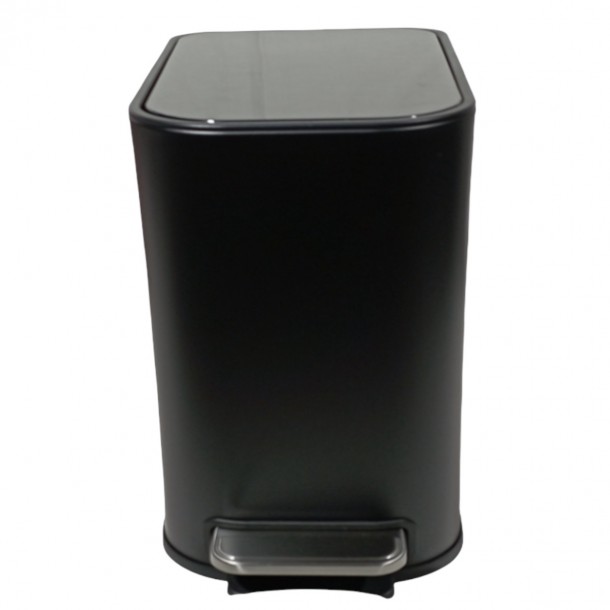 ΚΑΔΟΣ ΜΠΑΝΙΟΥ FINGERPRINT RESISTANCE SOFT CLOSE SL9291 ΜΑΥΡΟΣ 5LT 1