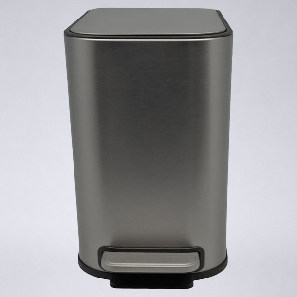 ΚΑΔΟΣ ΜΠΑΝΙΟΥ FINGERPRINT RESISTANCE SOFT CLOSE SL9291 ΓΚΡΙ 5LT  0