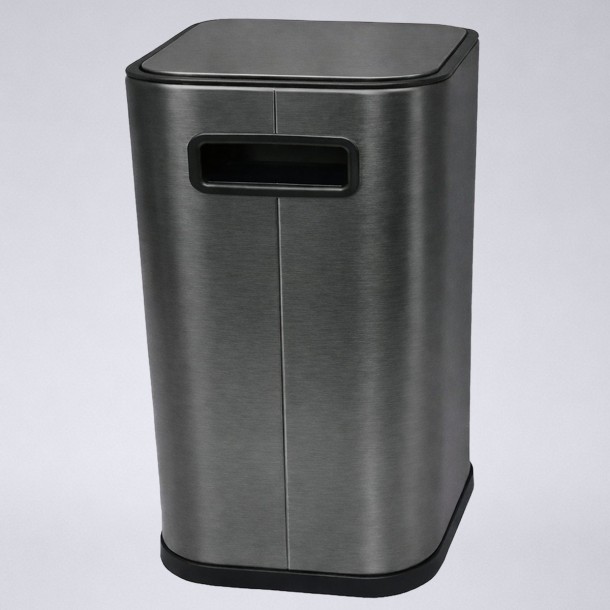 ΚΑΔΟΣ ΜΠΑΝΙΟΥ FINGERPRINT RESISTANCE SOFT CLOSE SL9291 ΓΚΡΙ 5LT  2